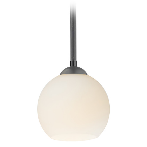 Design Classics Lighting Gala Mini Pendant in Matte Black by Design Classics Lighting 581-07 G1832-WH