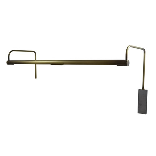 Slim-Line Antique Brass LED Picture Light by House of Troy Lighting