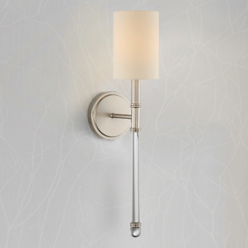 Savoy House Fremont Satin Nickel Sconce by Savoy House 9-101-1-SN