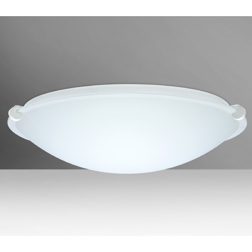 Besa Lighting Trio White LED Flushmount Light