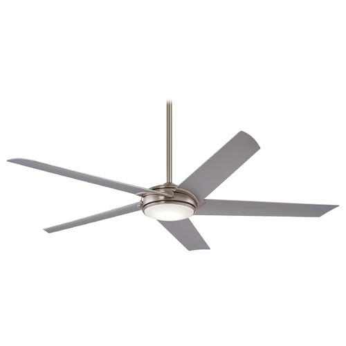 Raptor 60-Inch LED Fan in Brushed Nickel by Minka Aire
