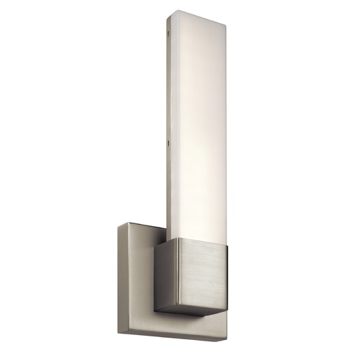 Pril 14.50-Inch Satin Nickel LED Sconce by Elan Lighting