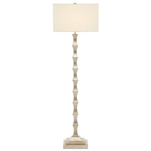 Currey and Company Lighting Lyndhurst Floor Lamp in Silver Leaf by Currey & Company 8000-0019