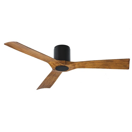 Modern Forms by WAC Lighting Aviator 54-Inch Smart Outdoor Hugger Fan in Matte Black by Modern Forms FH-W1811-54-MB/DK