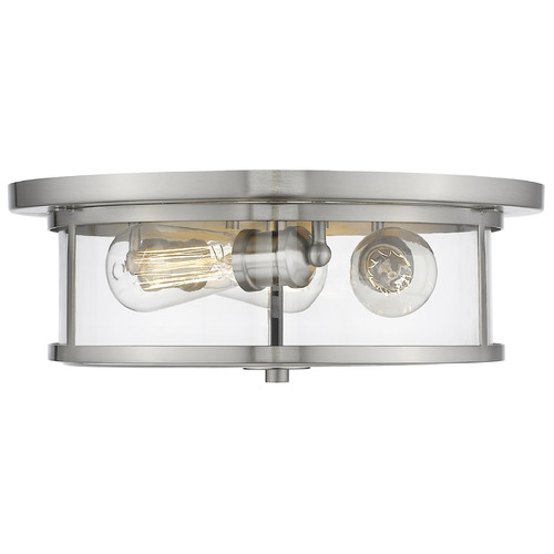 Z-Lite Savannah Brushed Nickel Flush Mount by Z-Lite 462F16-BN