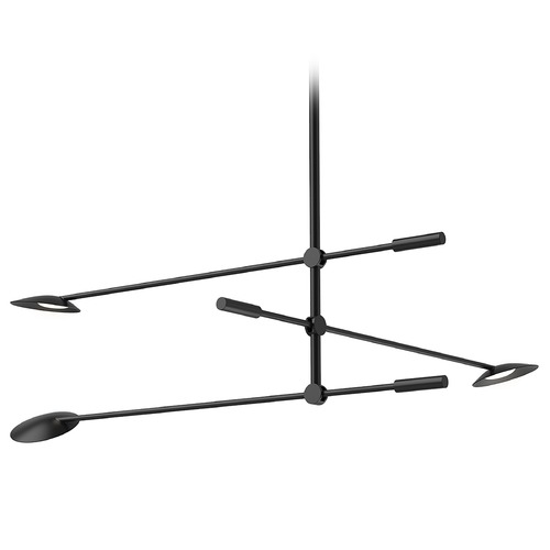 Rotaire 32.5-Inch Wide LED Pendant in Black by Kuzco Lighting