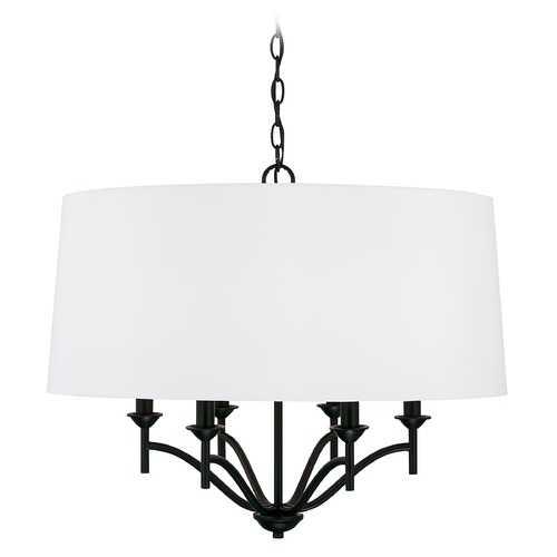 Peyton 26-Inch Matte Black Pendant by HomePlace by Capital Lighting