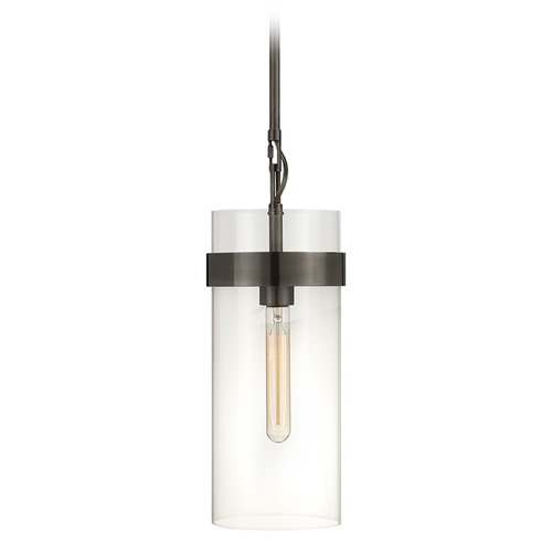 Visual Comfort Signature Collection Ian K. Fowler Presidio Small Pendant in Bronze by Visual Comfort Signature S5673BZCG