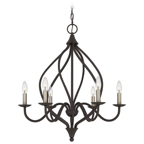 Quoizel Lighting Dupont 25-Inch Chandelier in Old Bronze by Quoizel Lighting DUP5025OZ