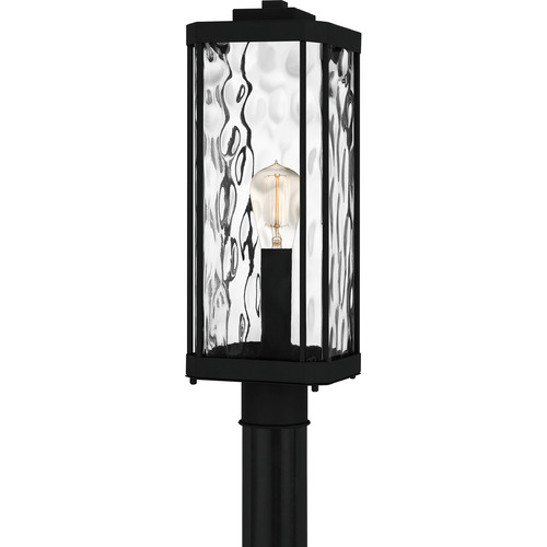 Balchier Matte Black Post Light by Quoizel Lighting