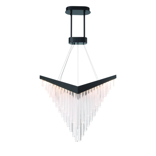 Eurofase Lighting Vivien 32-Inch LED Chandelier in Black by Eurofase Lighting 47187-023