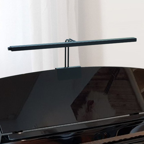 Grand Piano LED Clamp Lamp in Black by House of Troy Lighting