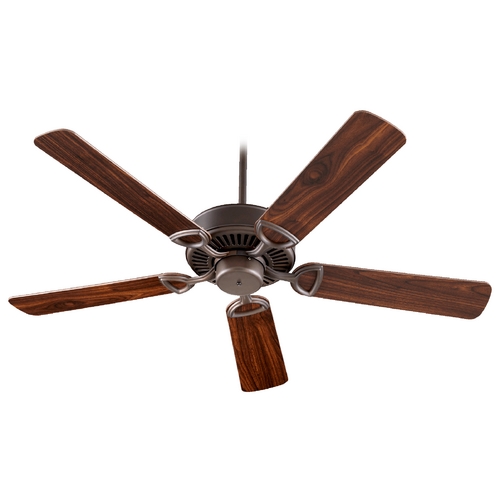 Estate Oiled Bronze Ceiling Fan Without Light by Quorum Lighting