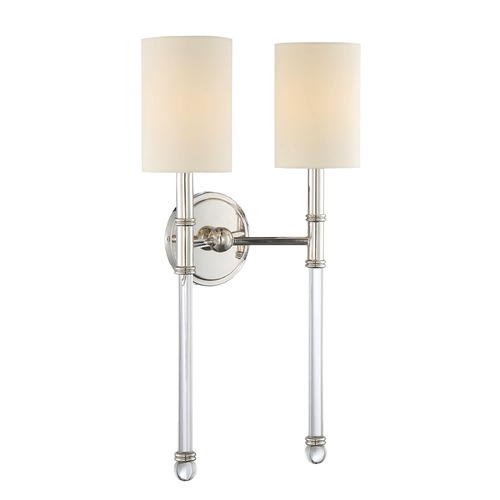 Fremont Polished Nickel Sconce by Savoy House