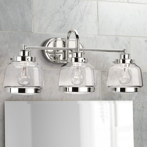 Progress Lighting Judson Polished Nickel 3-Light Bathroom Light by Progress Lighting P300082-104