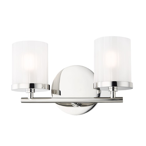 Mitzi by Hudson Valley Ryan Polished Nickel Bathroom Light by Mitzi by Hudson Valley H239302-PN