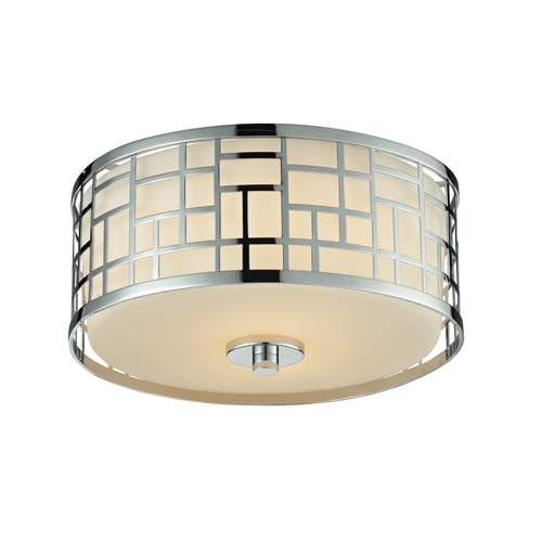 Elea Chrome Flush Mount by Z-Lite