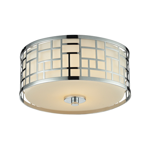 Z-Lite Elea Chrome Flush Mount by Z-Lite 328F12-CH