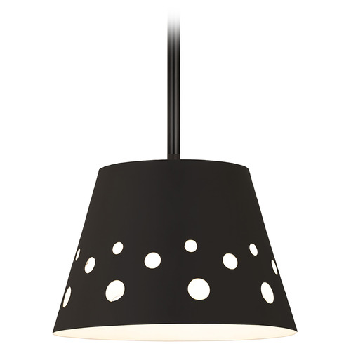 Z-Lite Katie Matte Black Pendant by Z-Lite 6014-12MB