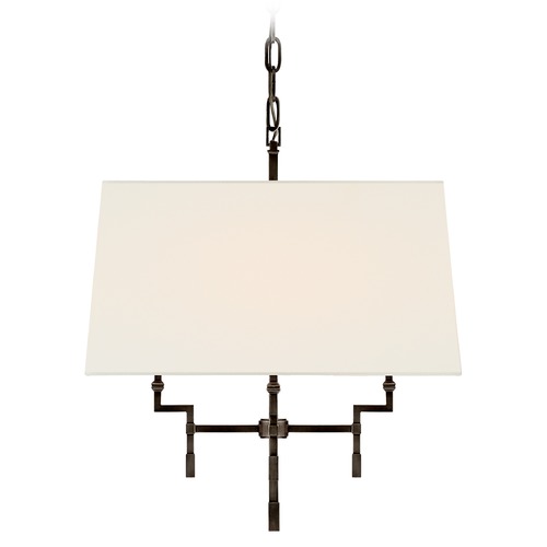 Visual Comfort Signature Collection Alexa Hampton Jane Pendant in Gun Metal by Visual Comfort Signature AH5305GML