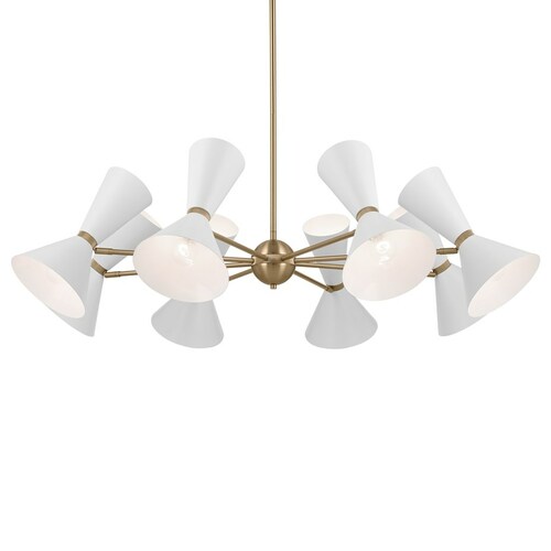 Kichler Lighting Phix Champagne Bronze Chandelier by Kichler Lighting 52567CPZWH