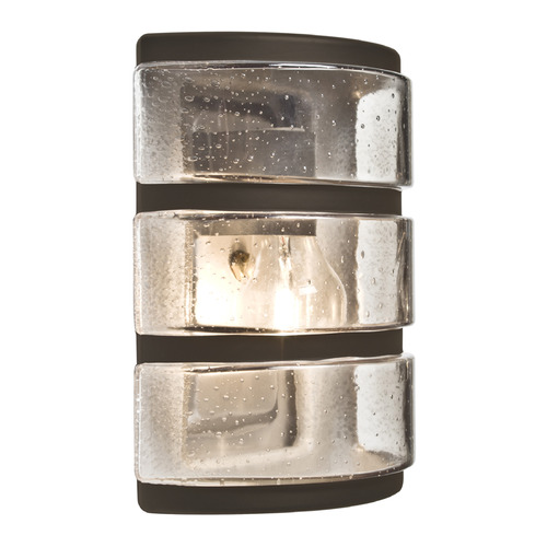 Besa Lighting Besa Lighting Costaluz Aqua Bronze Outdoor Wall Light AQUARBH-CL-BR