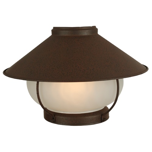 Outdoor LED Fan Light Kit in Rustic Iron by Craftmade Lighting