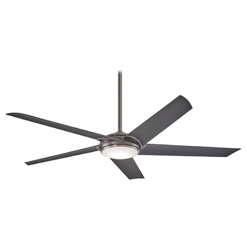 Raptor 60-Inch LED Fan in Gun Metal by Minka Aire