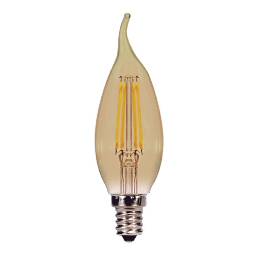Satco Lighting Carbon Filament LED Candelabra Flame Light Bulb by Satco Lighting S9987