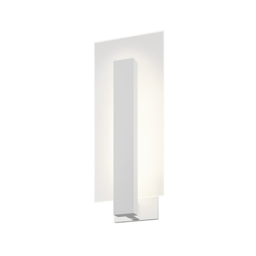 Midtown Textured White LED Sconce by Sonneman Lighting