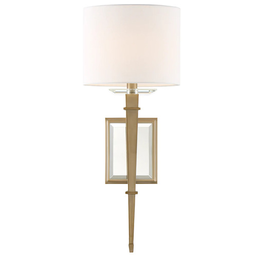 Clifton 20-Inch Wall Sconce in Aged Brass by Crystorama Lighting