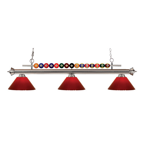 Z-Lite Shark Brushed Nickel Billiard Light by Z-Lite 170BN-PRD