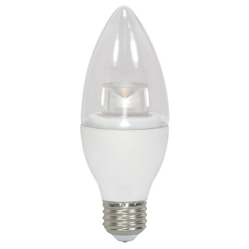 Satco Lighting 3.5W B11 LED 3000K 300 Lumens Medium Base 120V Dimmable by Satco Lighting S28575