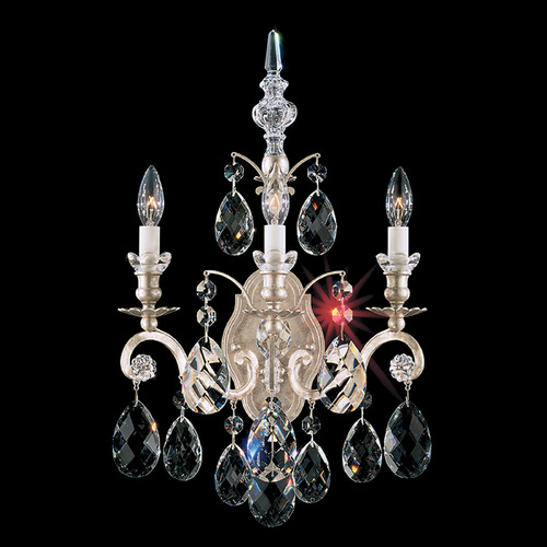 Renaissance Antique Silver Sconce by Schonbek Lighting