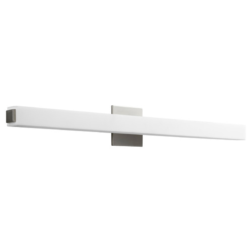 Adelphi 36-Inch LED Vanity Light in Satin Nickel by Oxygen Lighting