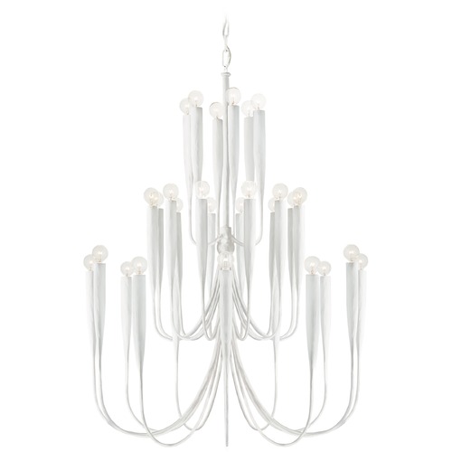 Visual Comfort Signature Collection Julie Neill Acadia Chandelier in Plaster White by Visual Comfort Signature JN5072PW
