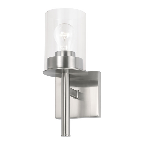 Mason Wall Sconce in Brushed Nickel by HomePlace Lighting
