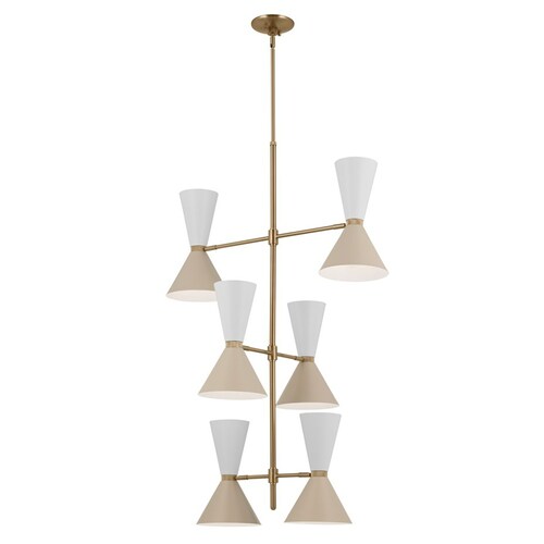 Phix Champagne Bronze Chandelier by Kichler Lighting