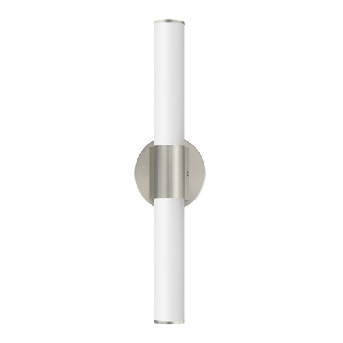 Tubo Satin Nickel LED Vertical Bathroom Light by Maxim Lighting