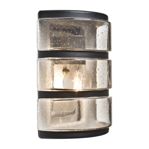 Besa Lighting Besa Lighting Costaluz Aqua Black LED Outdoor Wall Light AQUARBH-CL-EDIL-BK