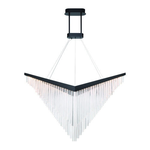 Vivien 60-Inch LED Grand Chandelier in Black by Eurofase Lighting