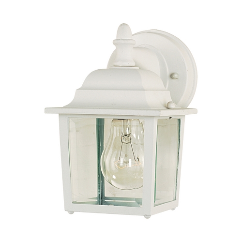 Builder Cast White Outdoor Wall Light by Maxim Lighting