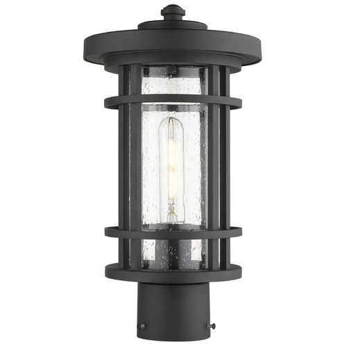 Jordan Black Post Light by Z-Lite