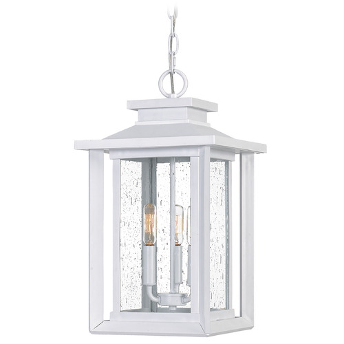 Quoizel Lighting Wakefield Outdoor Hanging Light in White Lustre by Quoizel Lighting WKF1911W
