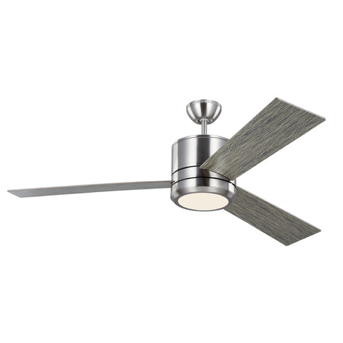 Vision 56-Inch LED Fan in Matte White by Generation Lighting Fan Collection