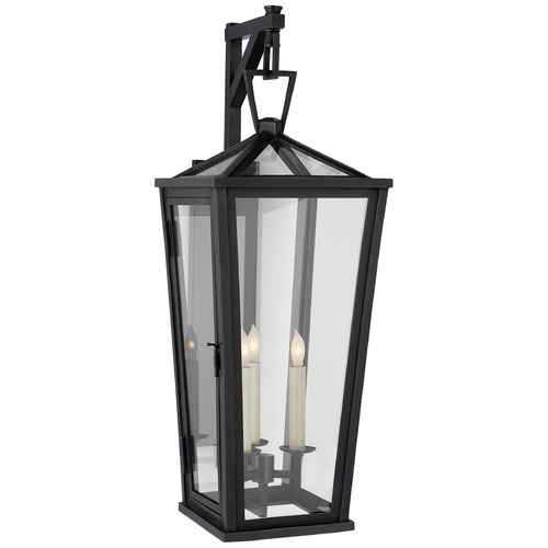 E.F. Chapman Darlana Medium Tall Lantern in Bronze by Visual Comfort Signature