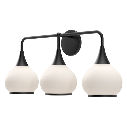 Alora Lighting Hazel Matte Black Bathroom Light