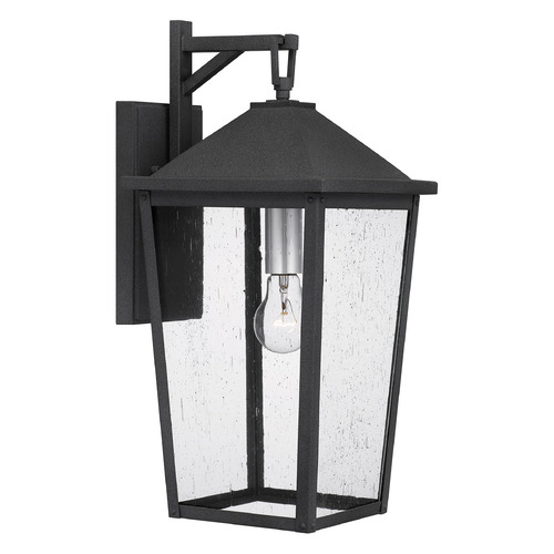 Quoizel Lighting Stoneleigh Outdoor Wall Light in Mottled Black by Quoizel Lighting STNL8409MB