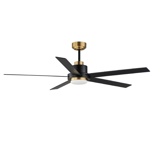 Daisy Black & Gold LED Ceiling Fan by Maxim Lighting