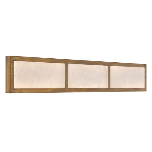 Stiles 36-Inch LED Vanity Light in Ashen Gold by Minka Lavery